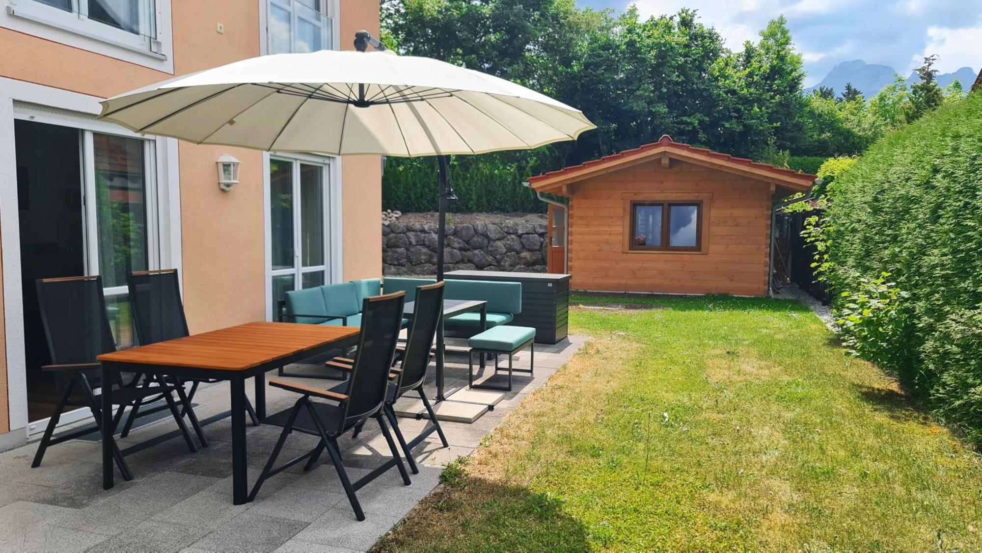 Alpina Sonnen-Appartements Fuessen Incl Xl-Sonnen-Terrasse & Koenigscard المظهر الخارجي الصورة